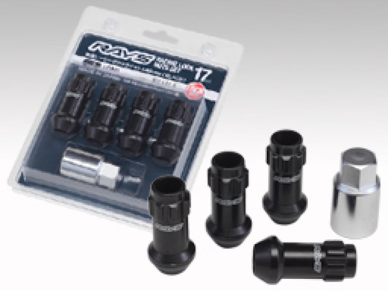 Rays 17 Hex Racing Lock Nut Set L48 Long Type - W17RN12150BL484LP