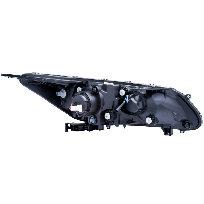 ANZO 2013-2015 Honda Accord Projector Headlights w/ U-Bar Black - 121492-C-Dub Tech