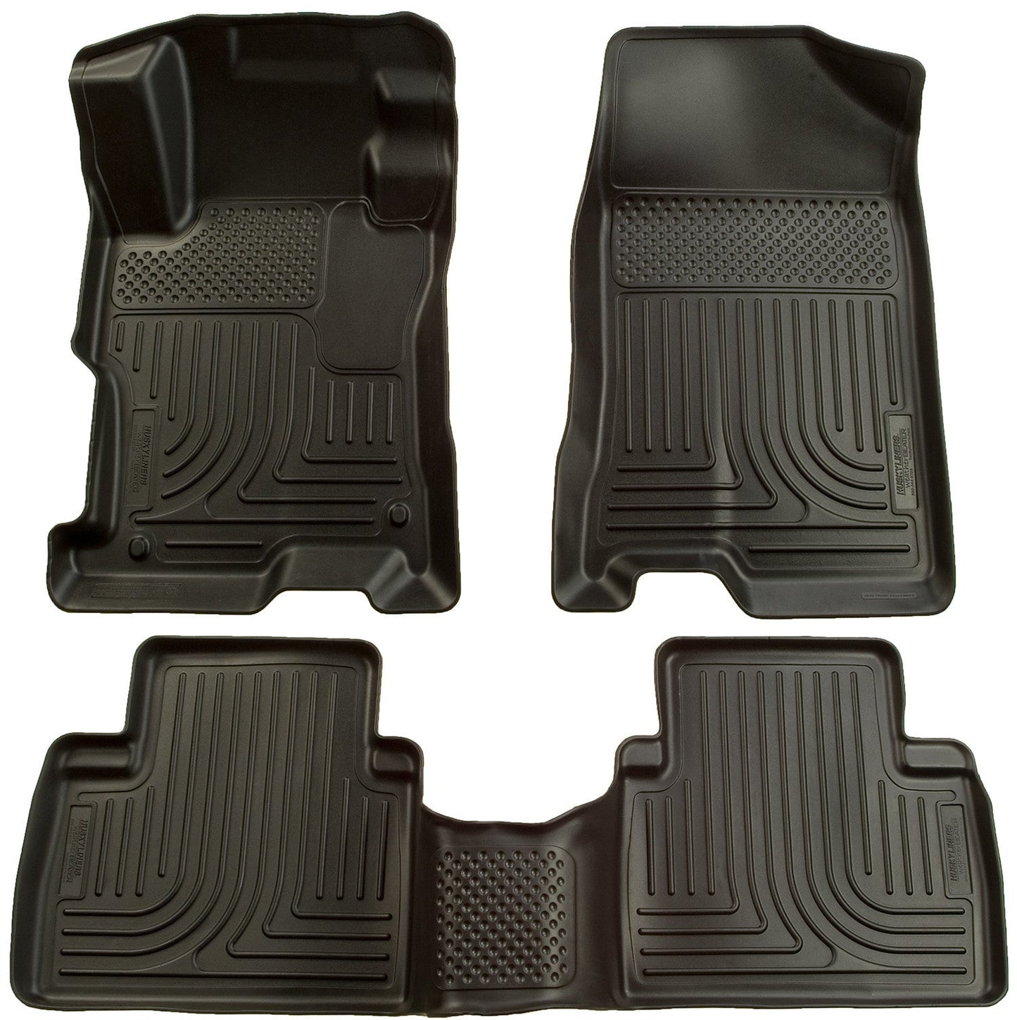 Husky Liners WeatherBeater Black Front & 2nd Seat Floor Liners- Ford Fusion (06-09)