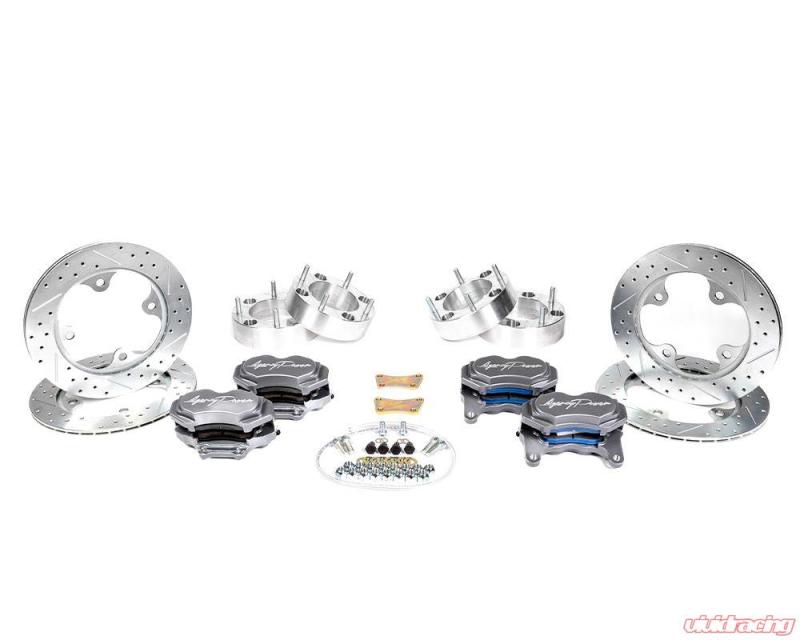 Agency Power Polaris RZR Turbo Big Brake Kit (Front & - AP-RZR-460-GRY-C-Dub Tech