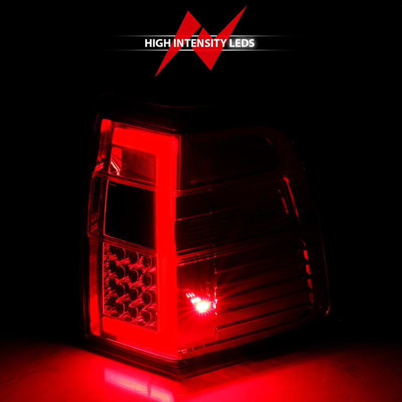 ANZO 07-17 For Expedition LED Taillights w/ Light Bar Chrome - 311410-C-Dub Tech