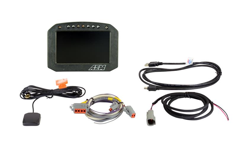 AEM CD-5G Carbon Flush Digital Dash Display w/ Internal 20Hz - 30-5602F-C-Dub Tech