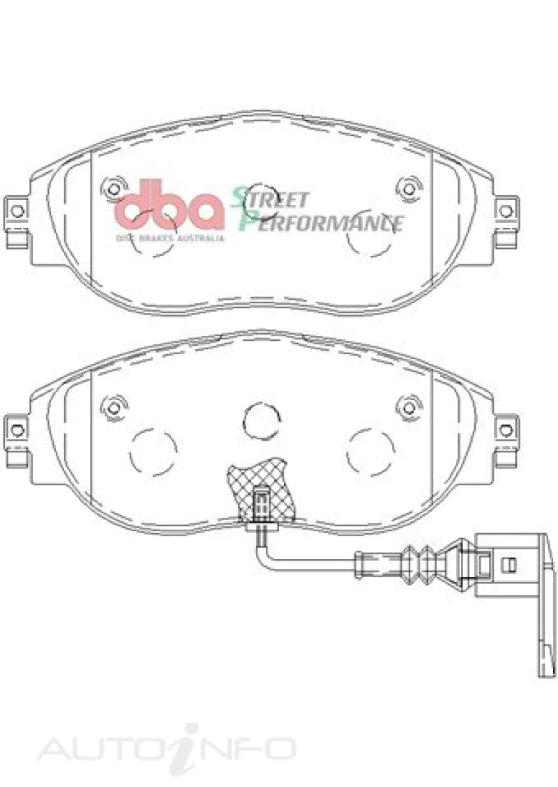 DBA 13-21 Volkswagen Golf R (MK7) SP Performance Front Brake - DB8849SP