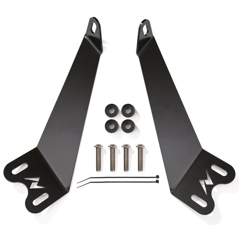 ANZO 2007-2015 Jeep Wrangler 12in inch LED Bar Hood Mounting - 851049-C-Dub Tech