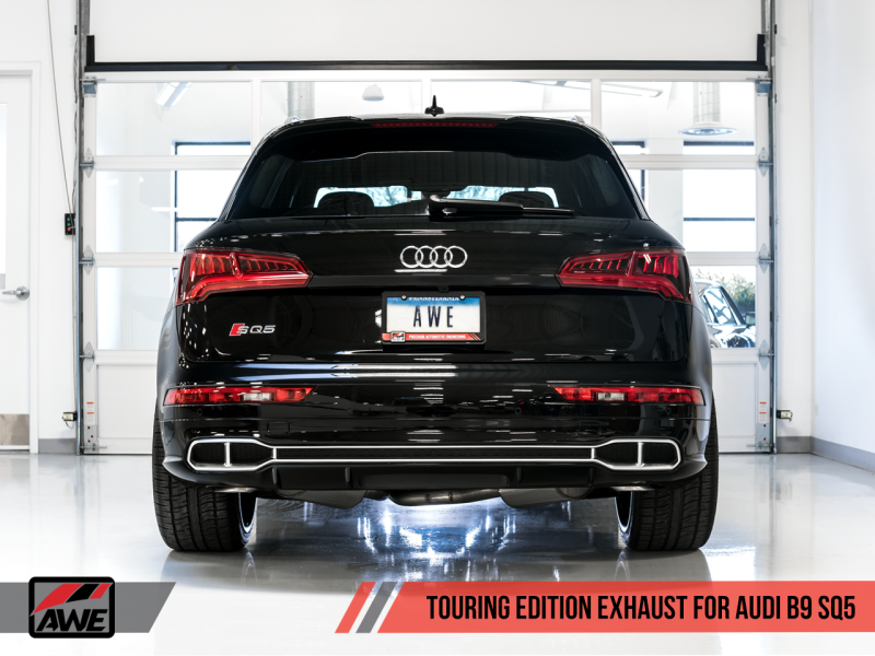 AWE Tuning Audi B9 SQ5 Non-Resonated Touring Edition Cat-Back Exhaust - 3020-31022-C-Dub Tech