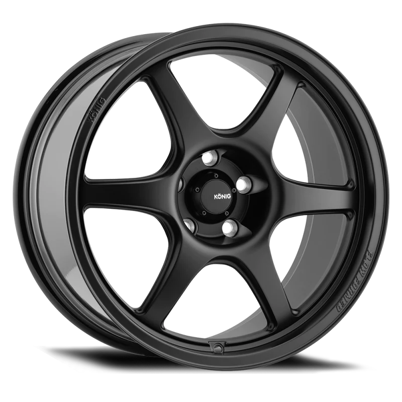 Konig Hexaform 15x8 4x100 ET25 Matte Black - HF85100255