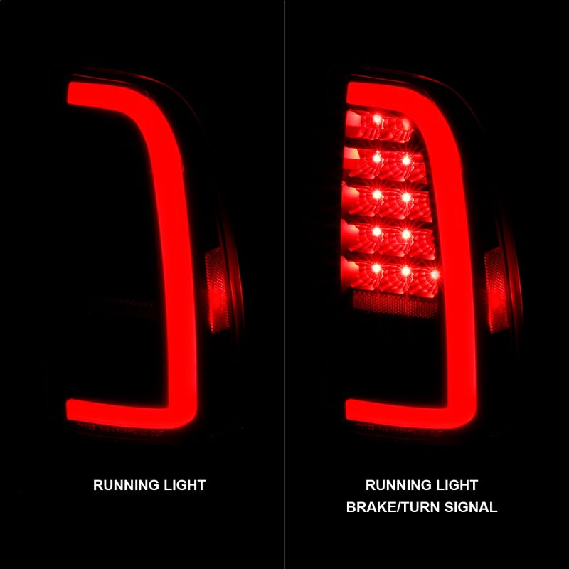 ANZO 00-06 Toyota Tundra LED Taillights w/ Light Bar Black - 311411-C-Dub Tech