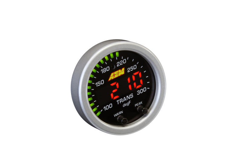 AEM X-Series Temperature 100-300F Gauge Kit (ONLY Black Bezel and - 30-0302-C-Dub Tech