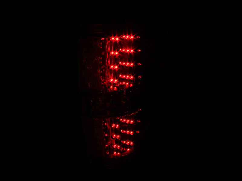 ANZO 2009-2014 Ford F-150 LED Taillights Red/Clear - 311139-C-Dub Tech