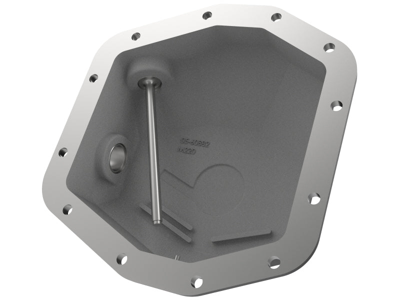 aFe Street Series Rear Differential Cover Black w/Machined Fins 20+ - 46-71190B-C-Dub Tech