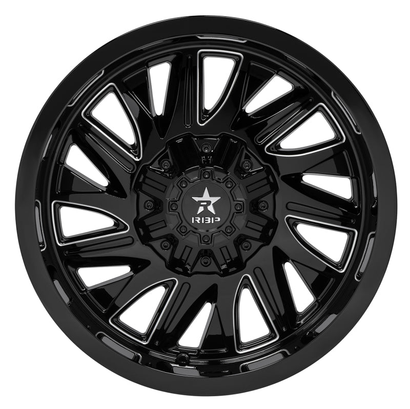 RBP 75R BATALLION GLOSS BLK W/MACH. GROOVE