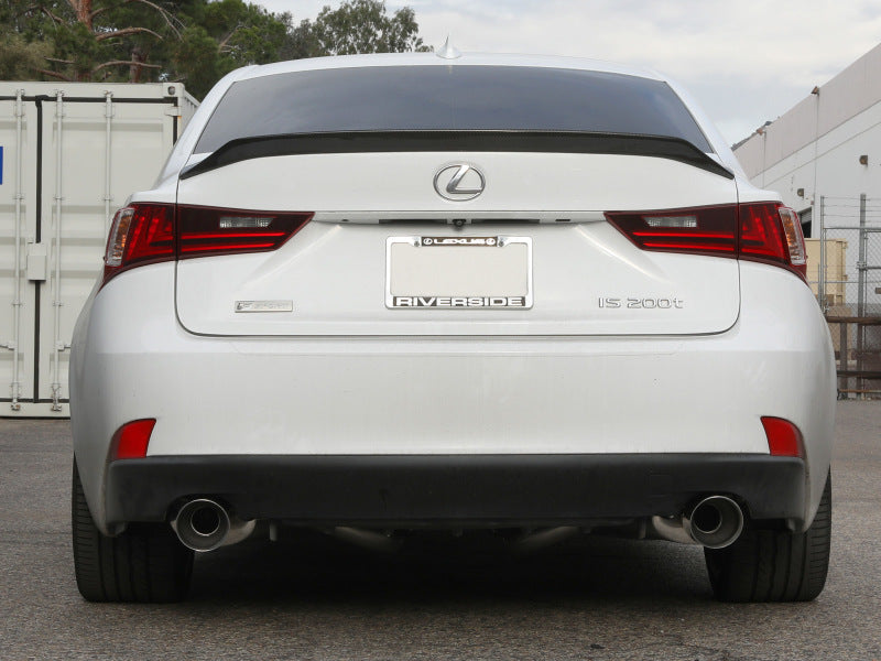 aFe POWER Takeda 16-17 Lexus IS200t L4-2.0L (t) 2.5in-3in 304 - 49-36059-P-C-Dub Tech