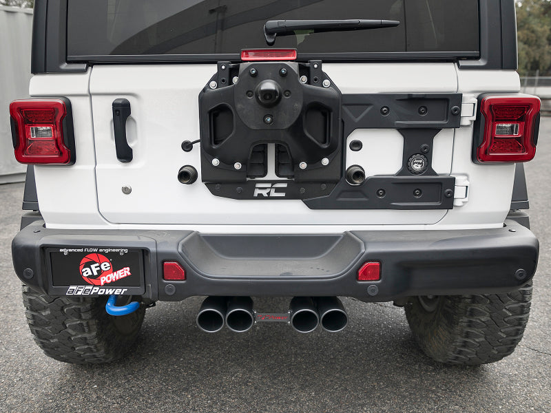 aFe Rebel Series 2.5in 304 SS Cat-Back Exhaust w/ Black - 49-38073-B-C-Dub Tech