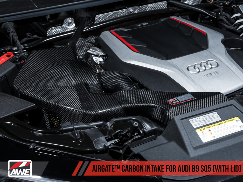 AWE Tuning Audi B9 SQ5 3.0T AirGate Carbon Fiber Intake - 2660-15060-C-Dub Tech