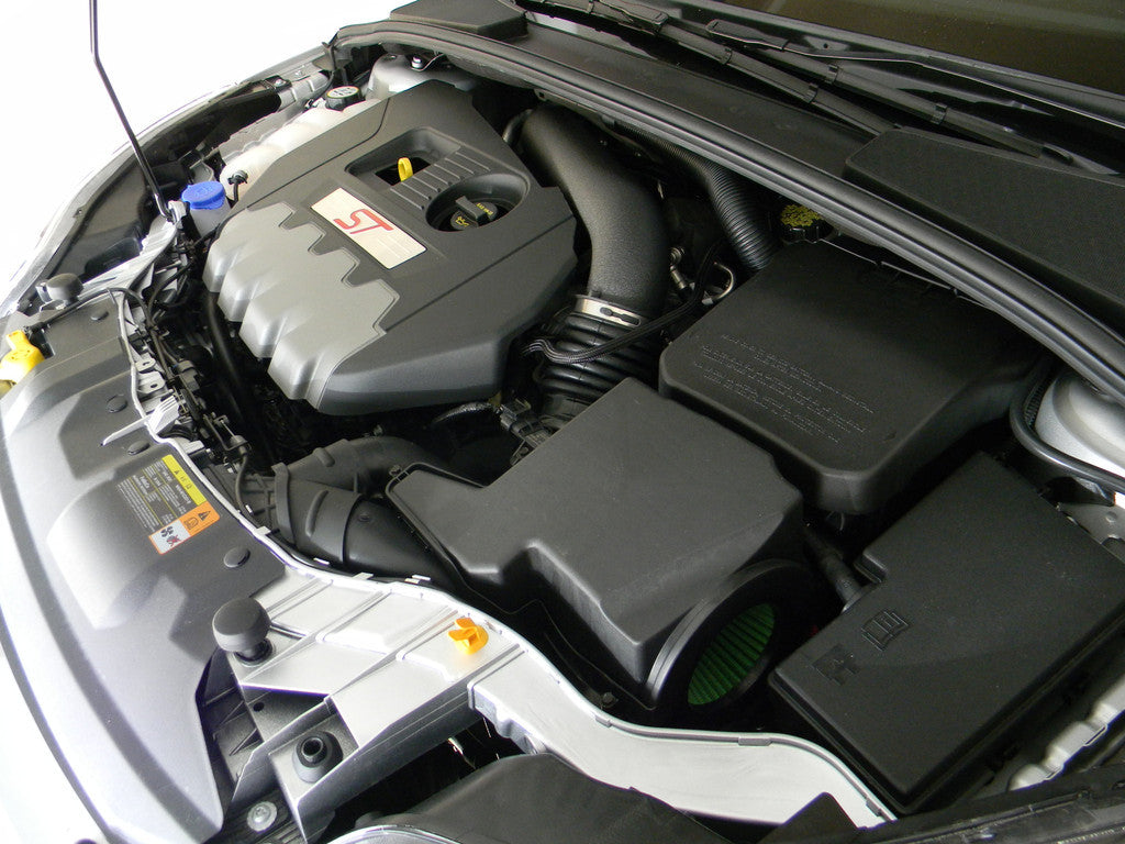 7159 Green Filter High Performance Cylindrical Air Filter Green Color - Ford Focus/Focus RS/Transit Connect/Escape-C-Dub Tech