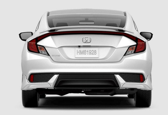 Genuine Honda 2016-2021 Civic Coupe Rear Underbody Spoilers
