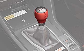 Genuine Honda 2017-2021 Civic Type-R FK8 Leather Shift Knob (Red)