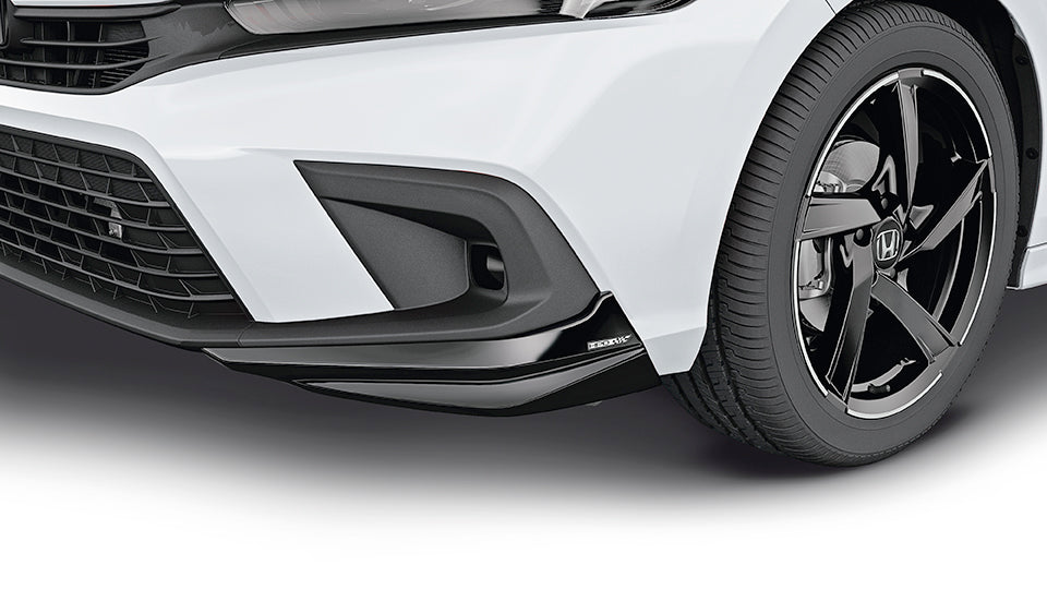 Genuine Honda Civic 2022+ HPD Front Underbody Spoilers, Berlina Black