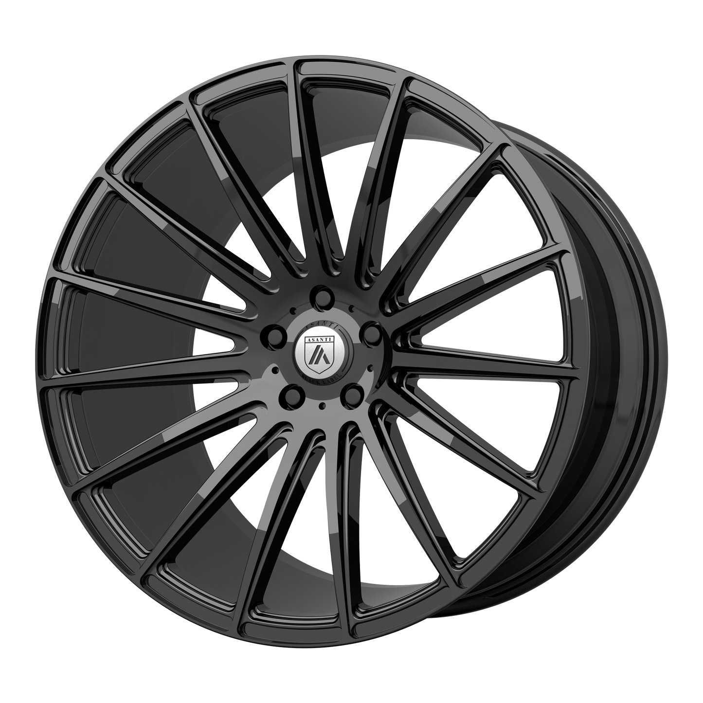 Asanti Abl 14 Polaris Wheel, 19x9.5 +45 Offset 5x112, Gloss Black - ABL14-19955645BK-C-Dub Tech