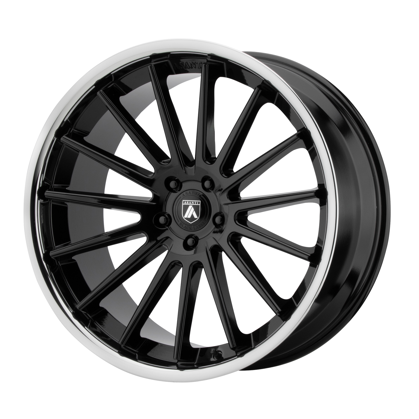 Asanti ABL-24 BETA Wheel, 20x10.5 5x114.3, Gloss Black Chrome Lip - ABL24-20051238BK-C-Dub Tech