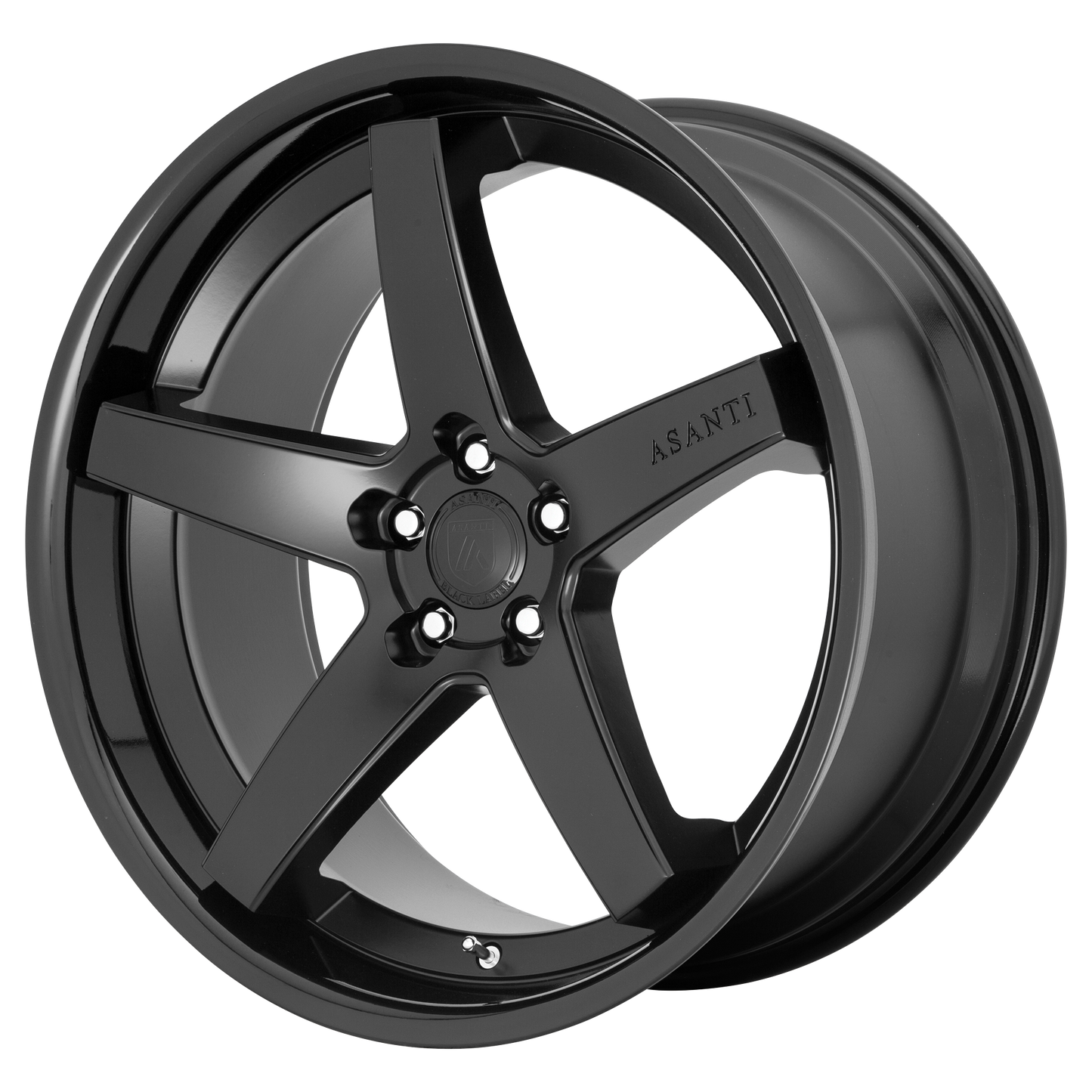 Asanti Abl31 Regal Wheel, 20x10.5 +38 Offset 5x112, Satin Black Gloss Black Lip - ABL31-20055638SB-C-Dub Tech