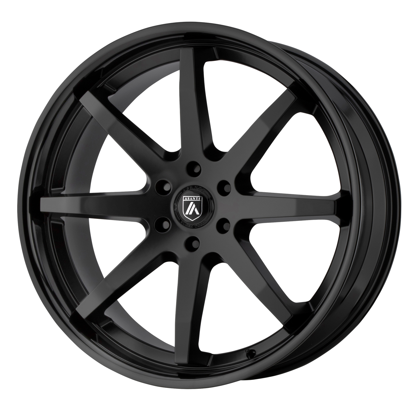 Asanti Abl 32 Kaiser Wheel, 20x9.0 +30 Offset 5x114.3, Satin Black Gloss Black Lip - ABL32-29012730-C-Dub Tech