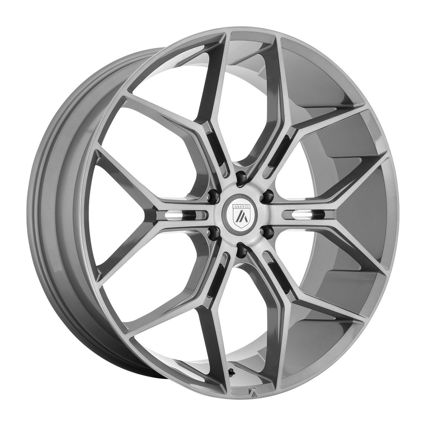 Asanti Abl 38 Monarch Truck Wheel, 26x10.0 +35 Offset 6x139.7, Titanium Brushed - ABL38-26106235TB-C-Dub Tech
