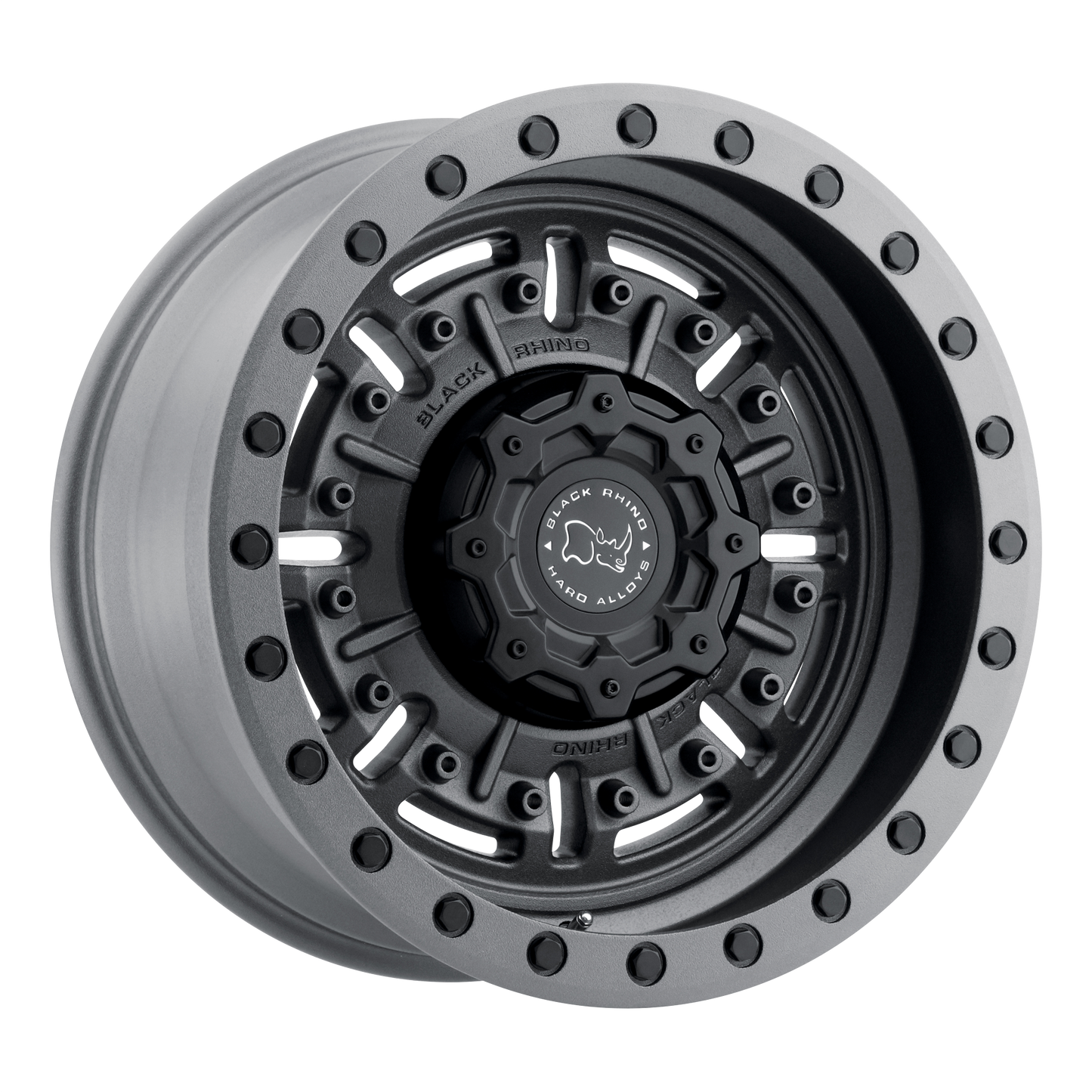 BLACK RHINO ABRAMS TEXTURED MATTE GUNMETAL-C-Dub Tech