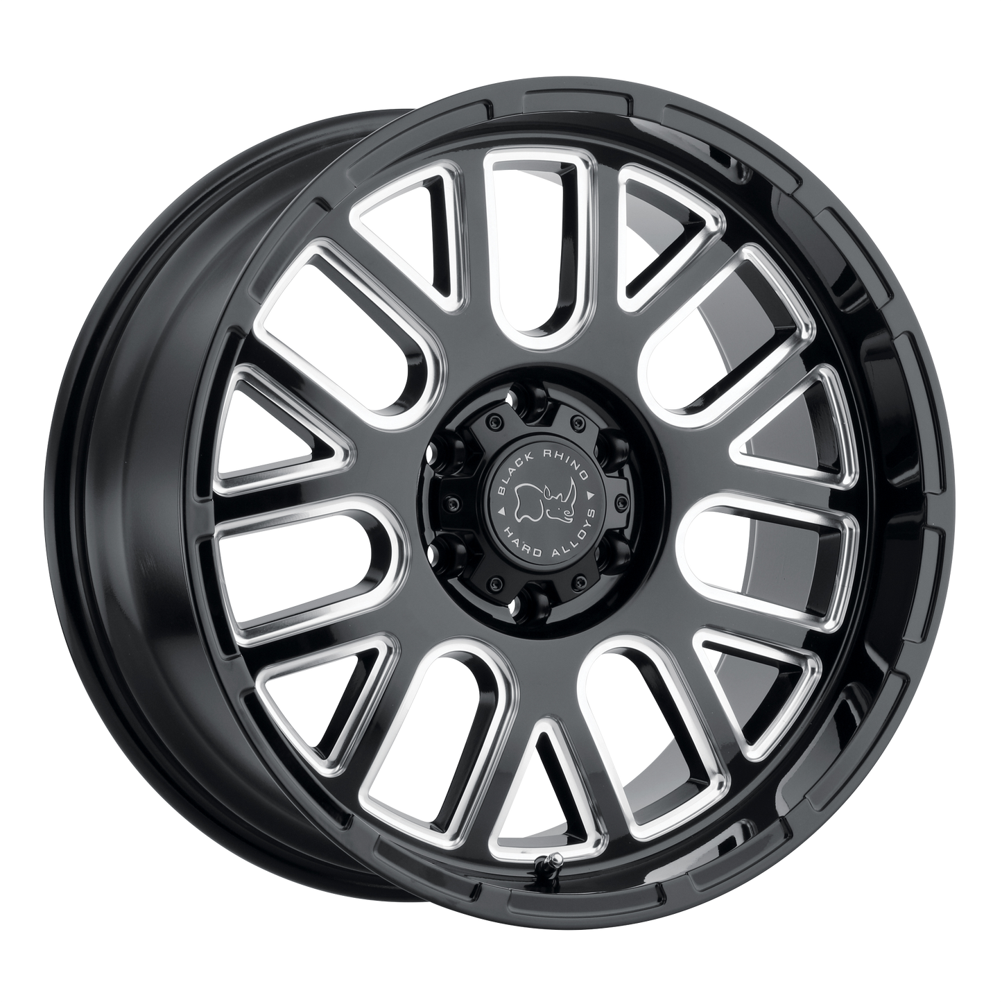 BLACK RHINO PISMO GLOSS BLACK W/ MILLED SPOKES-C-Dub Tech