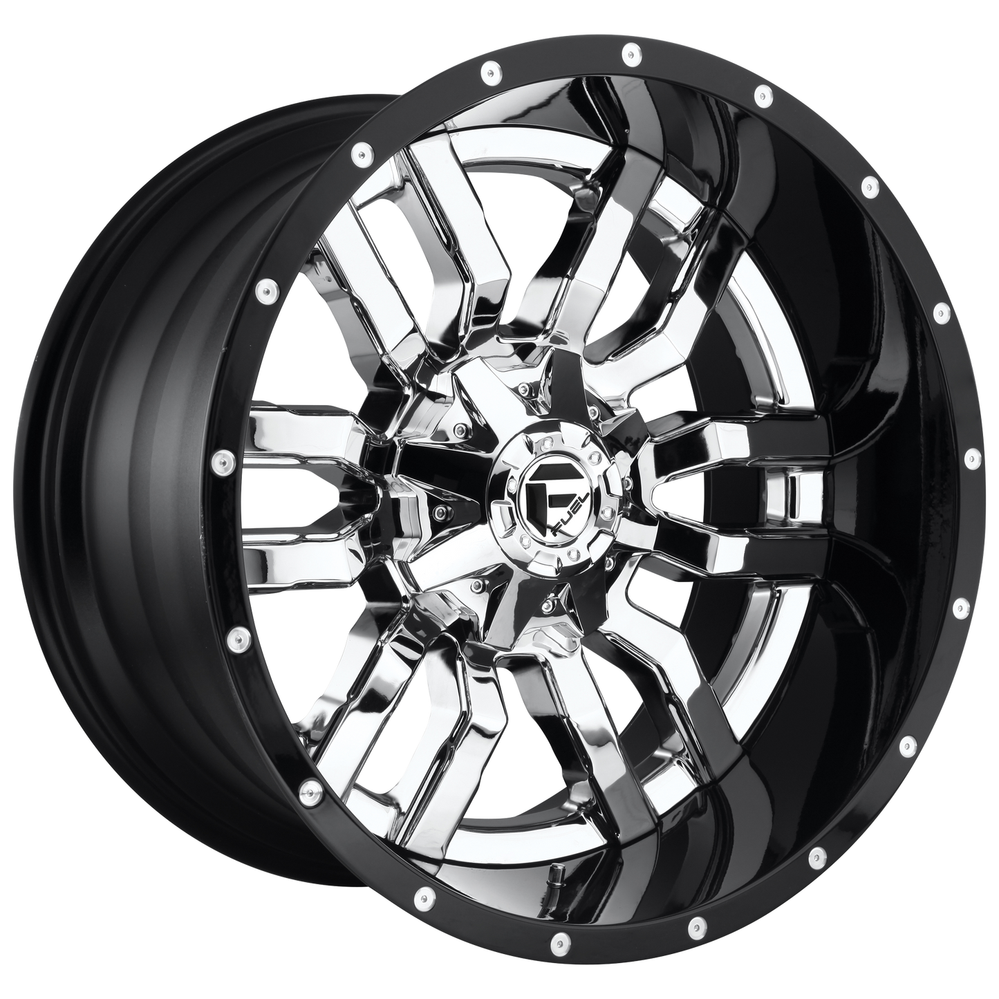 FUEL SLEDGE CHROME PLATED GLOSS BLACK LIP