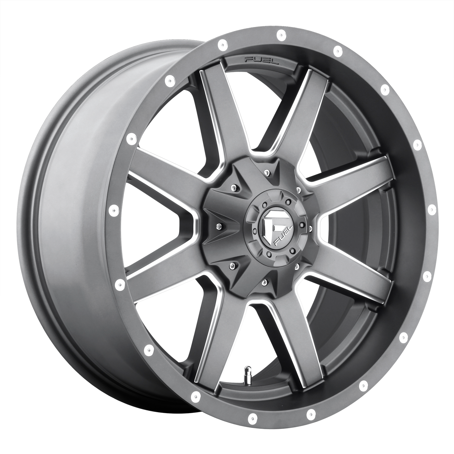 FUEL MAVERICK MATTE GUN METAL MILLED