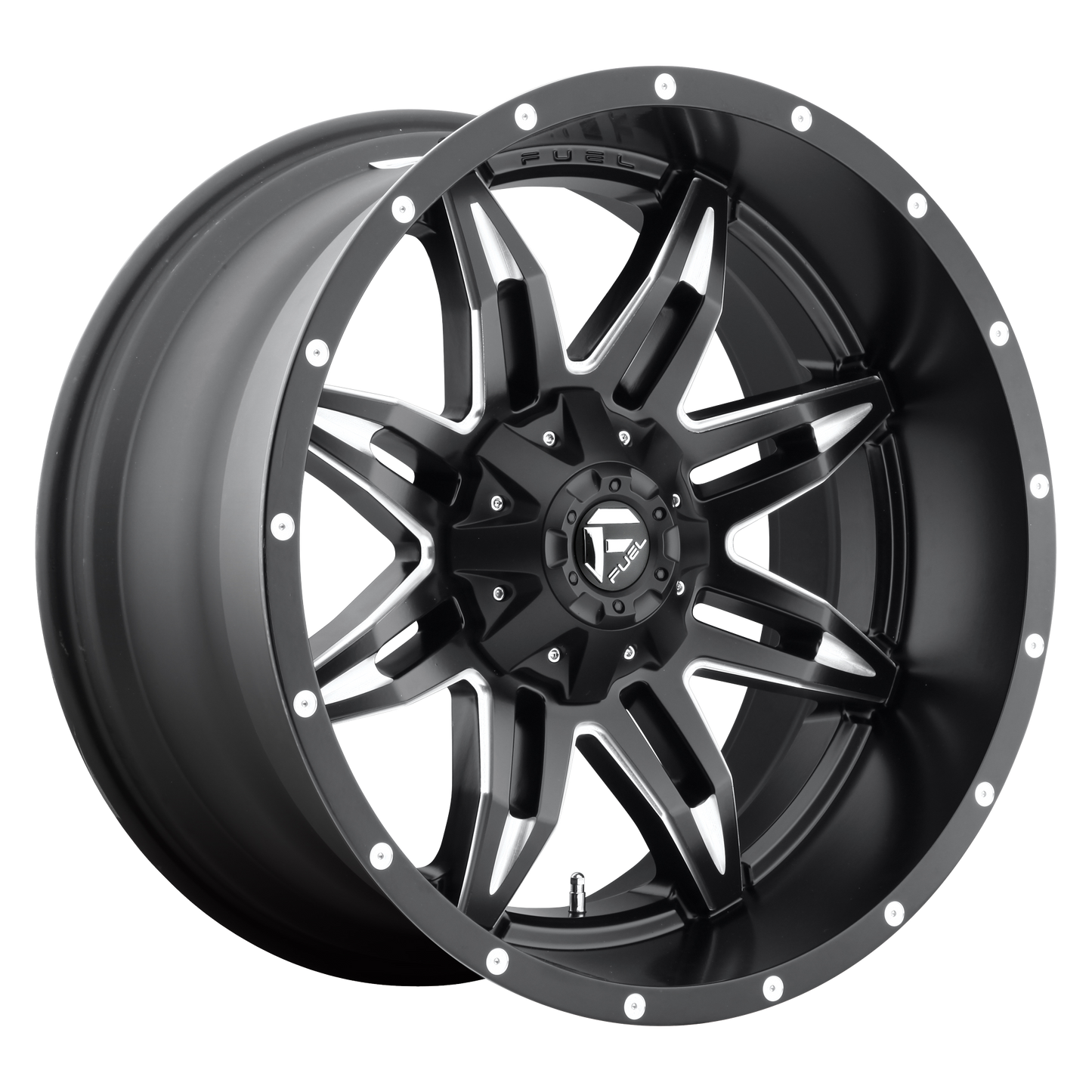 FUEL LETHAL MATTE BLACK MILLED
