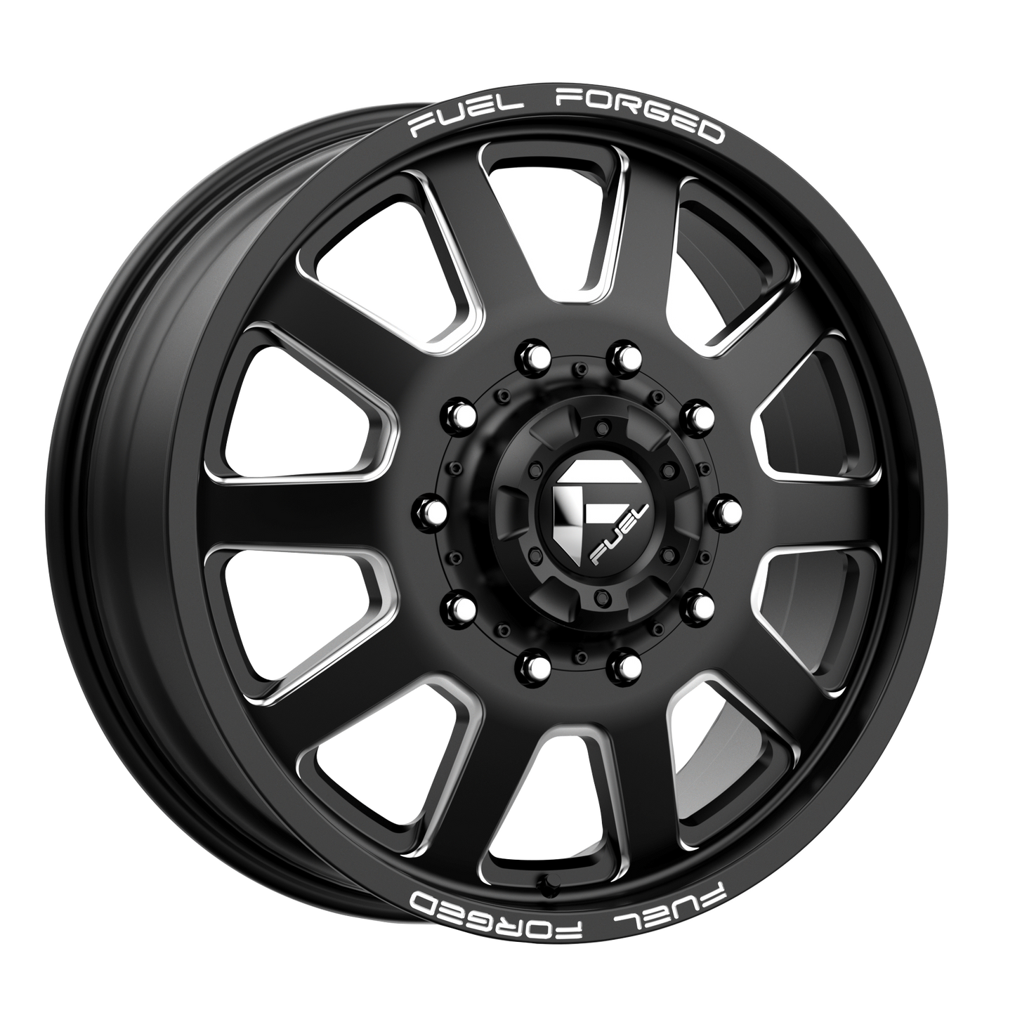 FUEL FF09D MATTE BLACK MILLED