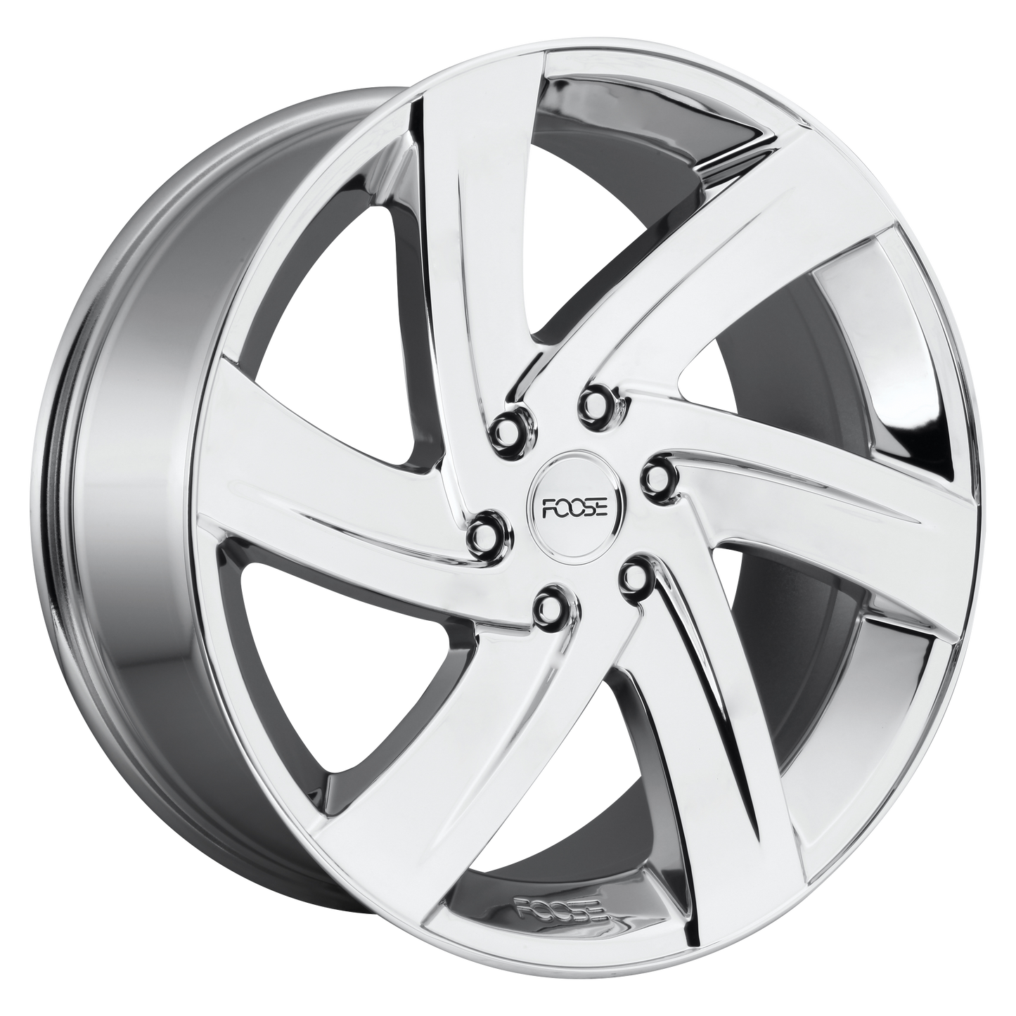 Foose F166 Bodine Wheel, 22x9.5 +30 Offset 6x135, Chrome Plated - F166229589+30