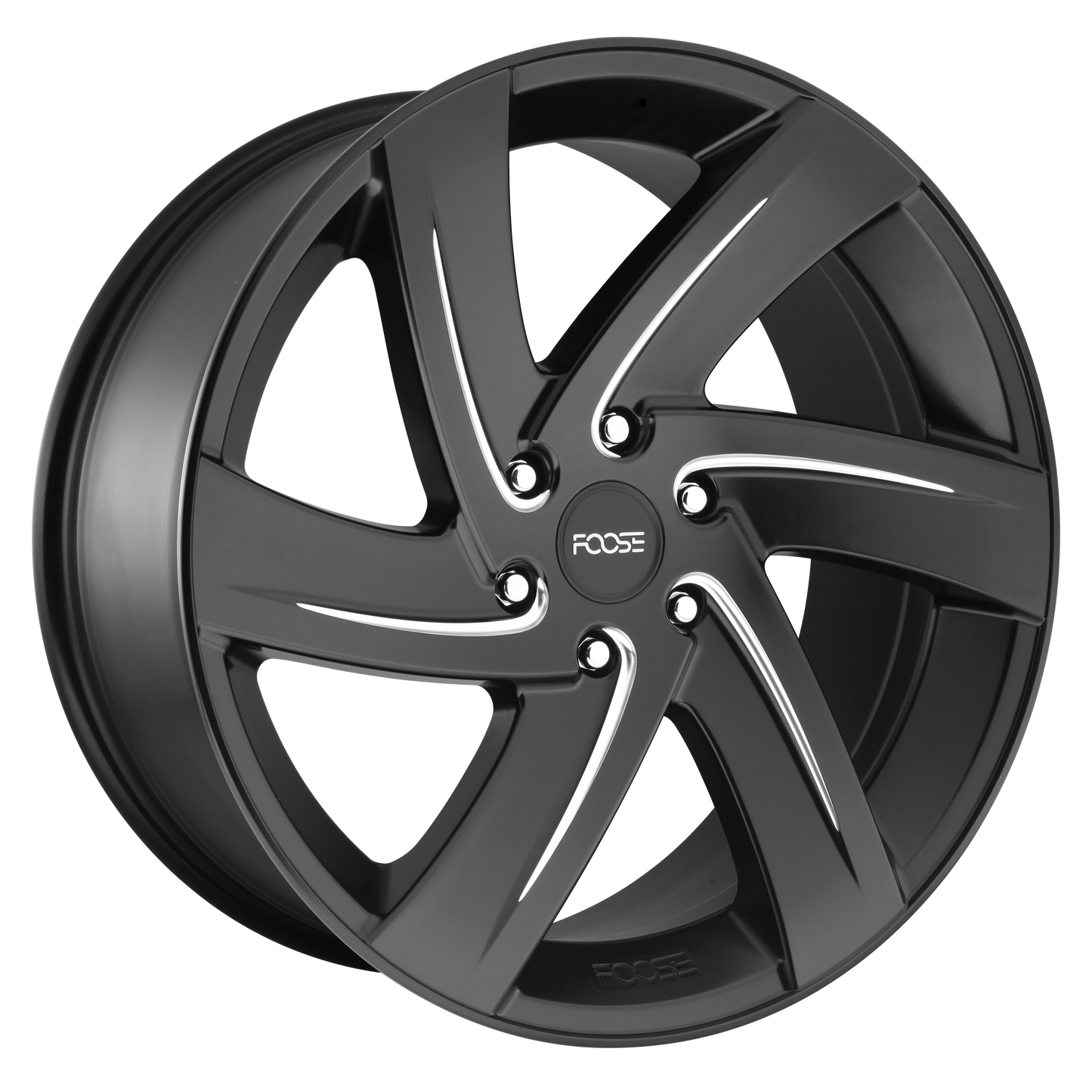 FOOSE F167 BODINE MATTE BLACK MILLED