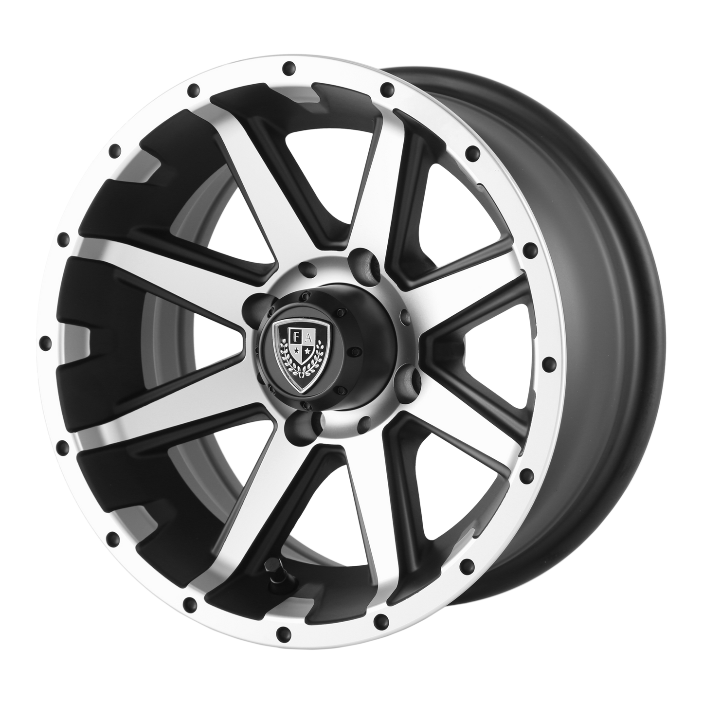 FAIRWAY ALLOYS FA135 REBEL MACHINED MATTE BLACK