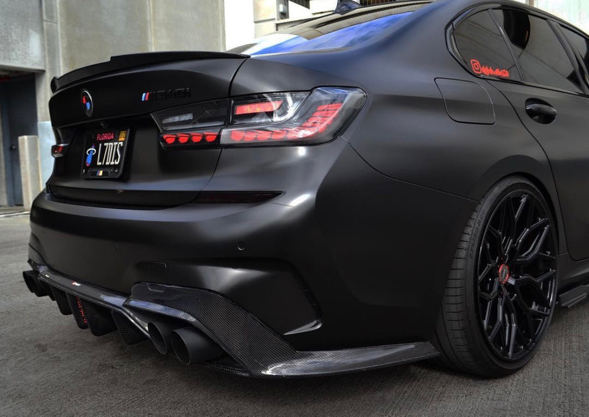 CMST Tuning Carbon Fiber Rear Diffuser for BMW 3 Series G20 G21 M340i 330i 2019-2022