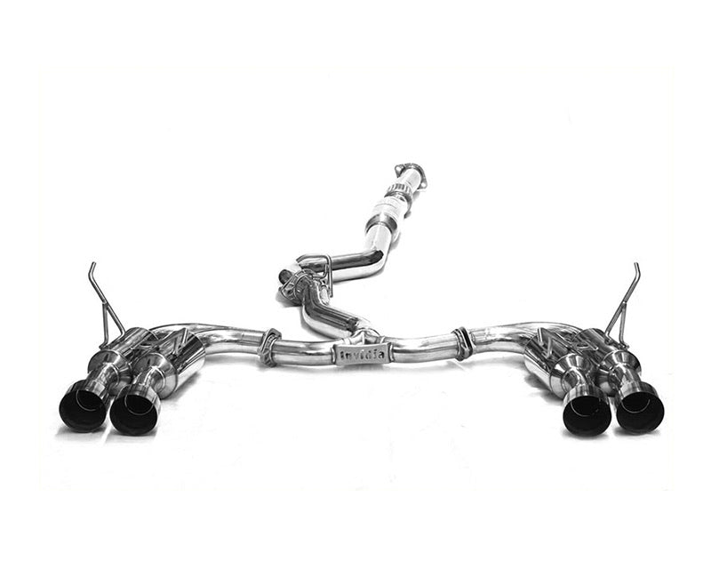 Invidia Gemini Catback Exhaust w/ Quad Titanium Tip Subaru WRX | STI 2015+