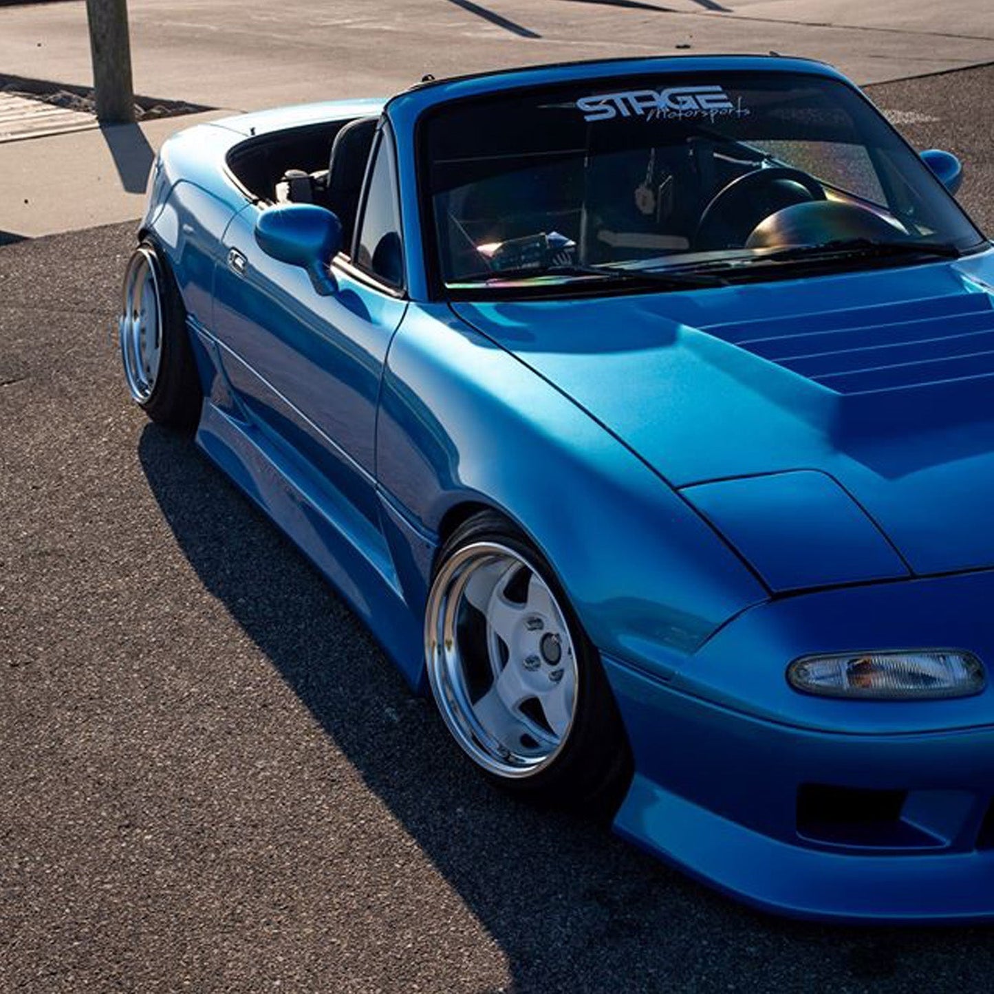 KBD - Mazda Miata 1990-1997 Deuce Style 2 Piece Polyurethane Side Skirts (37-6072)