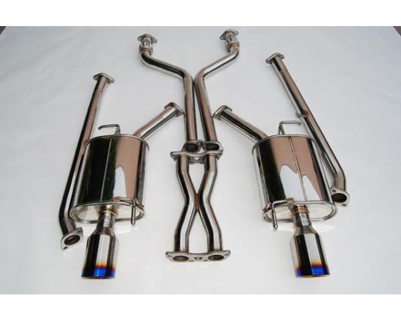 Invidia Q300 Catback Exhaust Single Layer Titanium Tips Infiniti G35 Sedan 07-12