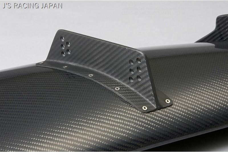 J's Racing 3D GT Wing S-tai (1390mm) Wet Carbon: 99-09 S2000 (AP1/AP2)