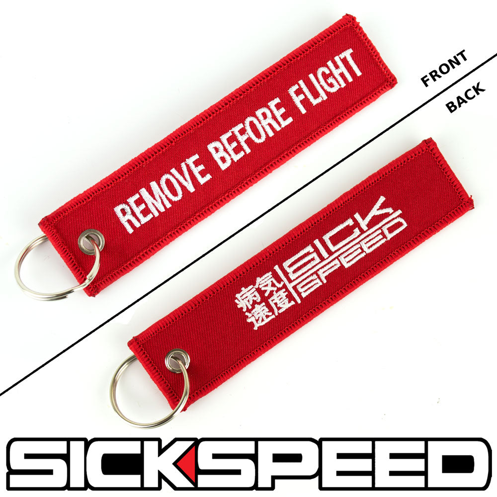 STITCHED FLIGHT TAG KEYCHAIN UNIVERSAL