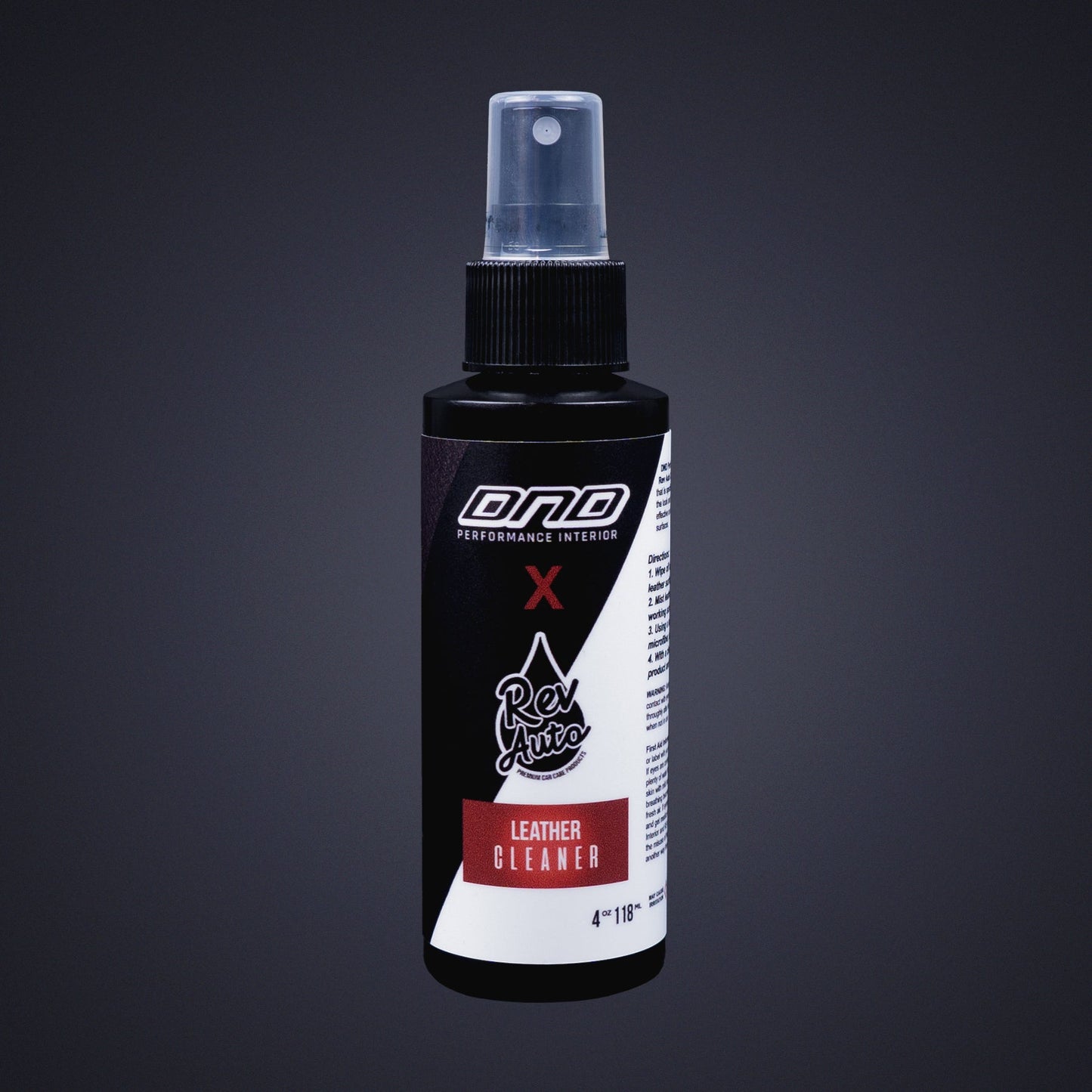 DND x Rev Auto Leather Cleaner
