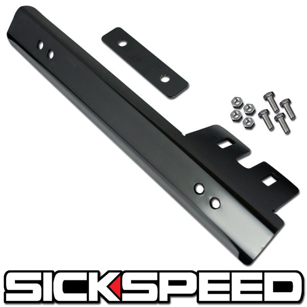 FRONT BUMPER LICENSE PLATE RELOCATION BRACKET