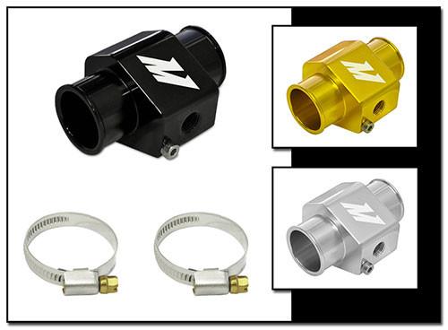 Mishimoto Water Hose Temp Sensor Adapter - Black