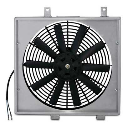 Mishimoto Aluminum Fan Shroud | 2001-2006 Mitsubishi Evo 7/8/9 (MMFS-EVO-01)