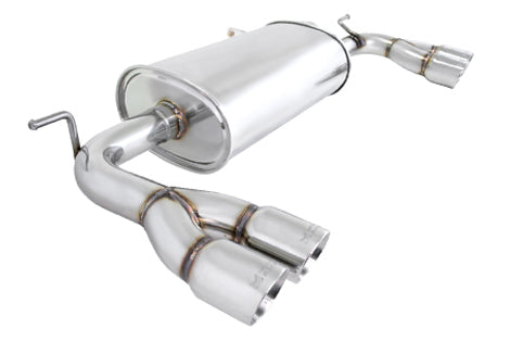 Hyundai Genesis Coupe 2009-2012 (2.0 Turbo/V6) - Stainless Rolled Tips - MR-ABE-HG09-SRT