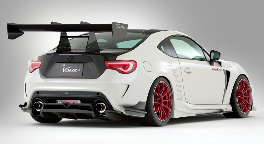 Varis Kouki Arising-II Style Racing Swan GT Wing with Mounting Bracket - Toyota 86 ZN6/Subaru BRZ ZC6