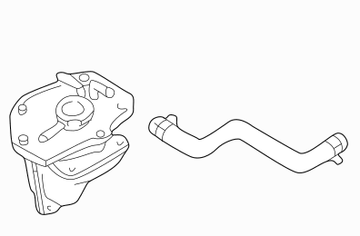 Subaru OEM Coolant Tank Assembly | 2002-2007 Subaru WRX/STi (21132AA131)