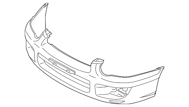 Subaru Front Bumper Cover | 2004-2005 Subaru WRX/STI (57702FE060)